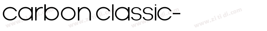 Carbon Classic字体转换